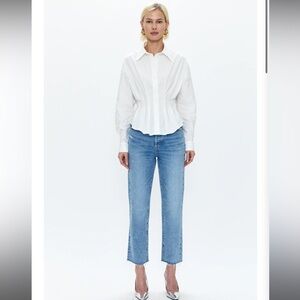 COPY - Pistola Charlie High Rise Classic Straight Ankle - Brooks Vintage. NWOT.